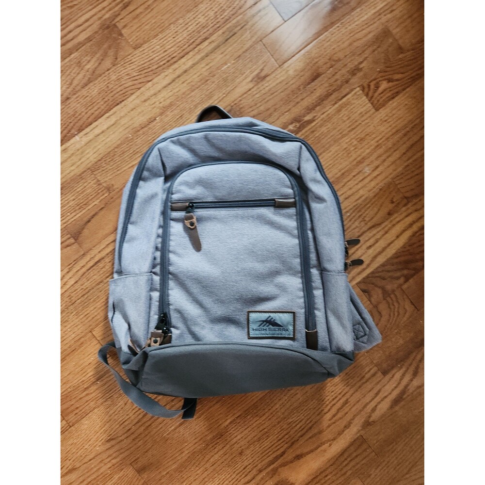High Sierra lifestyle casual backpack with leather trim